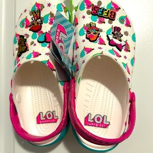 NWT Crocs x LOL Surprise! Girls'  Classic Colorful